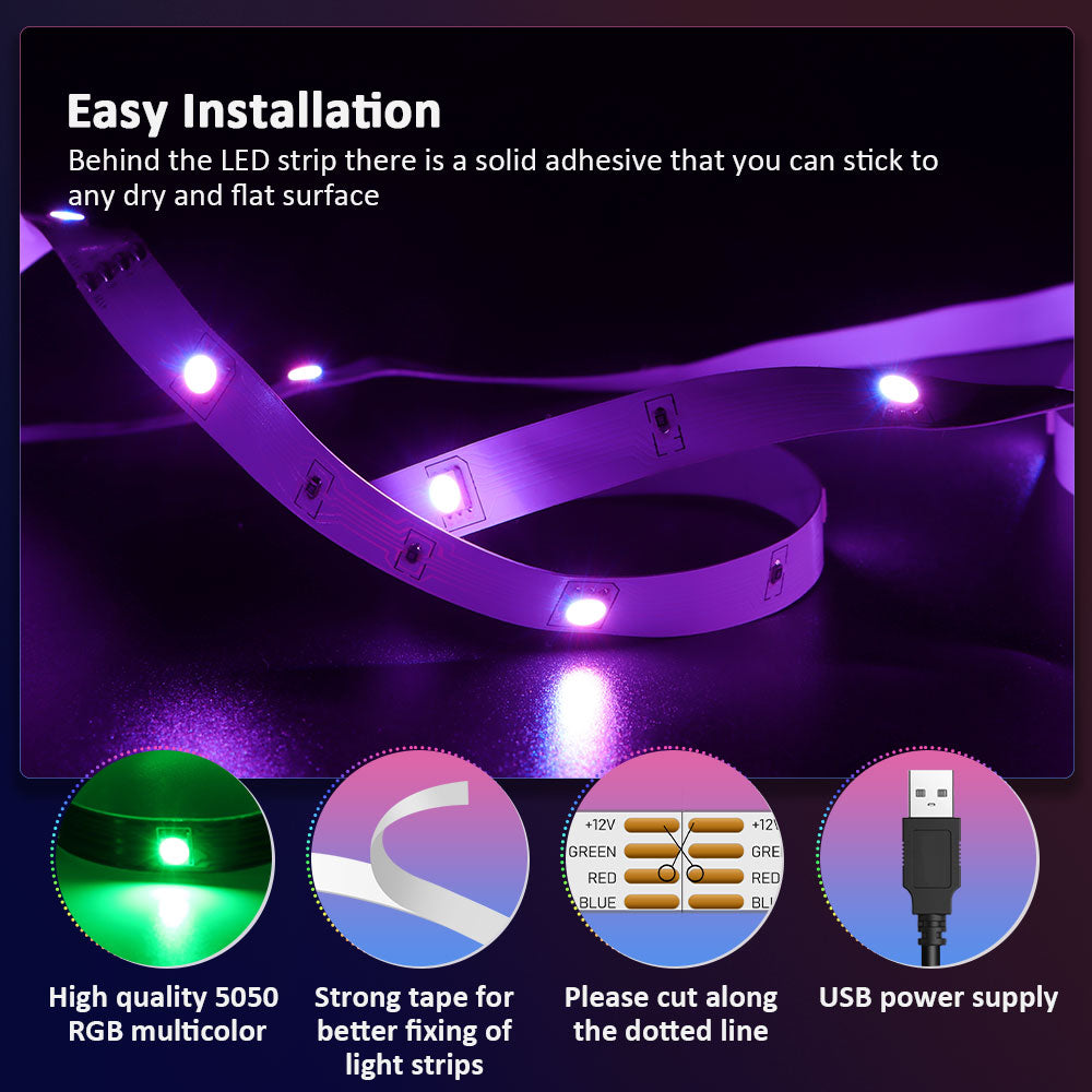 RGB Led Strip Light 16millon colors